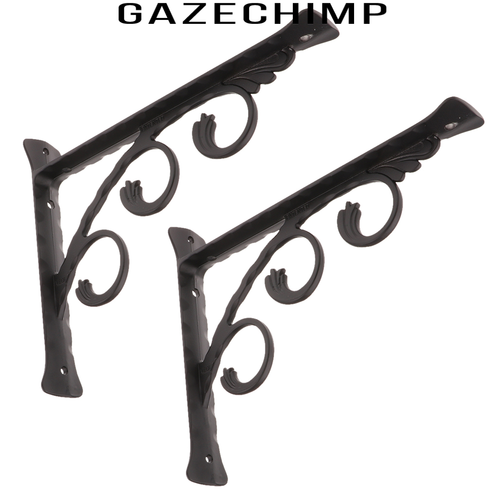 [GAZECHIMP]2pcs L Shaped Angle Bracket Supporter Store Commodity Shelf Bracket 15x12cm