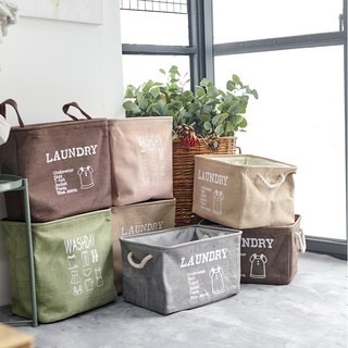 Thùng vải để đồ cá nhân, quần áo giặt vải CANVAS cao cấp