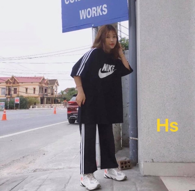 Bộ áo ba sọc tay + quần ba sọc HS12