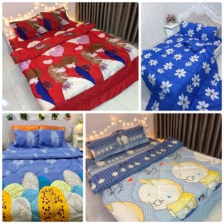 SET 5 MÓN GA GỐI CHĂN PHAO POLY ĐỦ BỘ (1m6x2m  - 1m8x2m)