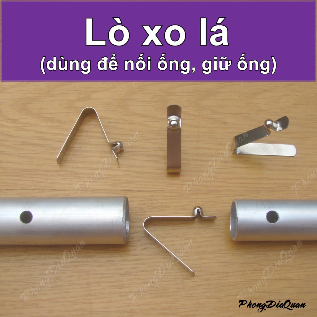 Lò xo lá nối ống, giữ ống