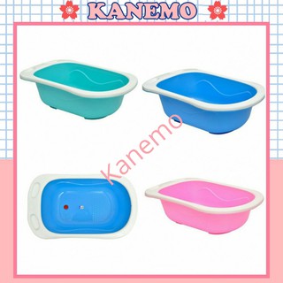 Chậu tắm trẻ sơ sinh Kanemo yêu to Việt Nhật viền trắng
