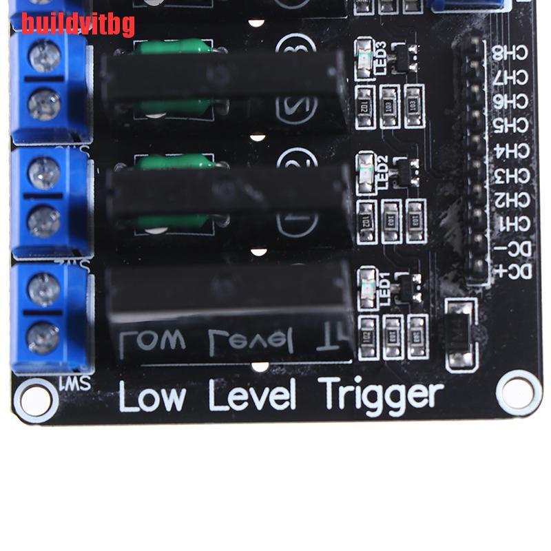 {buildvitbg}5V 1/2/4/8 Channel SSR G3MB-202P low/high level Solid Relay Module For Arduino GVQ