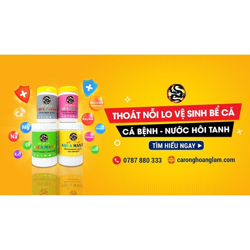 Vitamin, Khoáng Chất Aqua Max 2 - Aquamax II Khoáng Chất Cho Hồ Thuỷ Sinh, Bể Cá Cảnh
