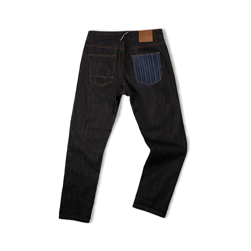 Quần jean MADEN màu đen phong cách Mỹ vintage 2022 thời trang cho nam 13.3oz
