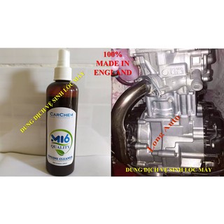 Chai tẩy rửa lốc máy, đầu bò MI6 England 200ml