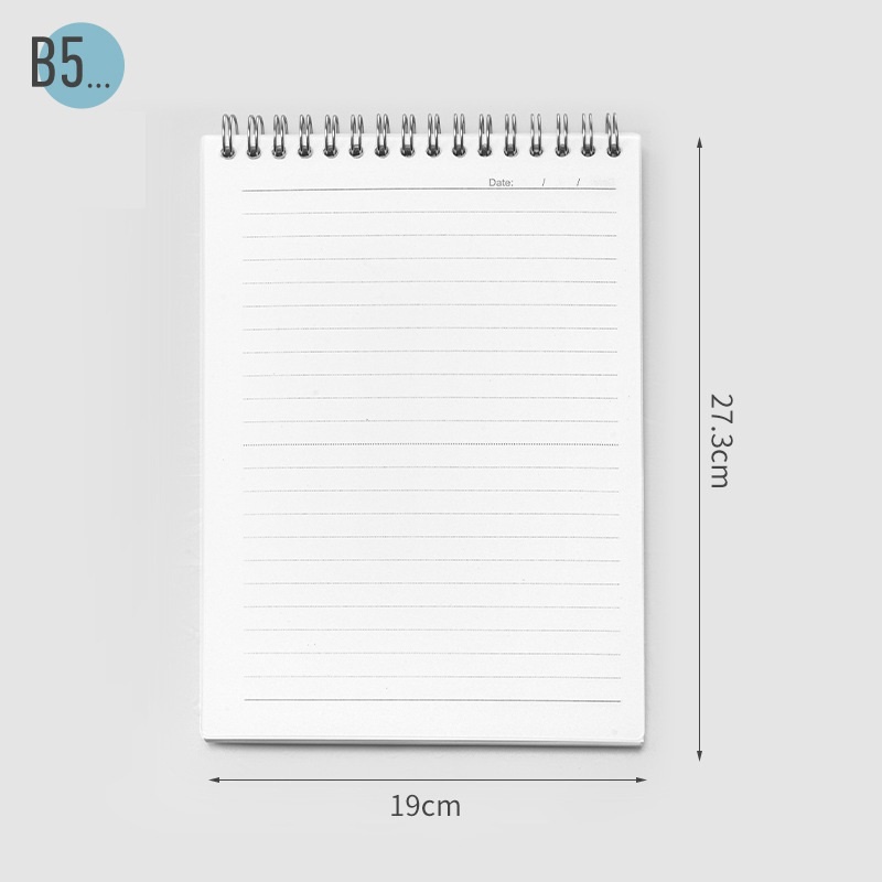 [Colorfulshop] Sổ lò xo thiết kế đơn giản khổ A6/A5/B5