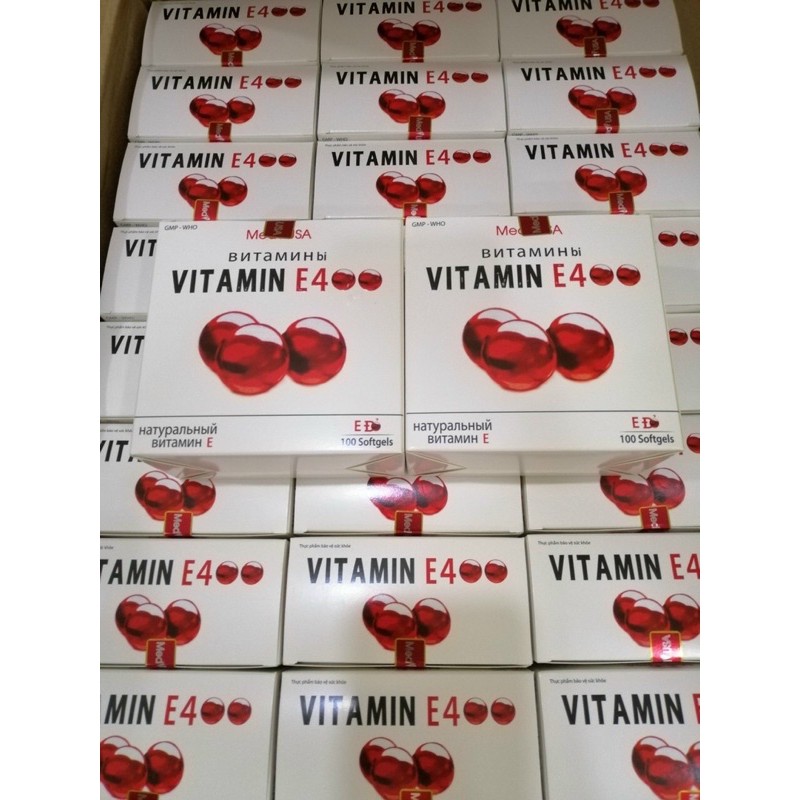 Viên uống vitamin E 400 đẹp da, sáng da, hạn chế lão hoá da hộp 100 viên | BigBuy360 - bigbuy360.vn