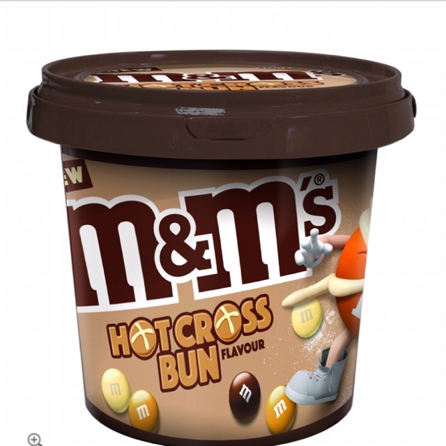 SOCOLA M&M HOTCROSS BUNS HÀNG ÚC 640 GRAM - DATE 10/2019