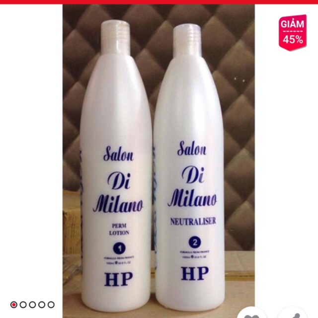 Kem uốn setting collagen Di MILANO 1000ml x2 mẫu mới