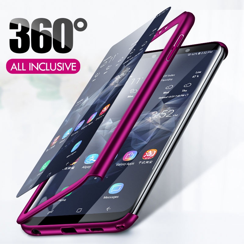 Ốp Lưng Chống Trượt Bảo Vệ 360 Độ Cho Điện Thoại Samsung Galaxy S6 S6E S7 Edge S8 S9 Plus