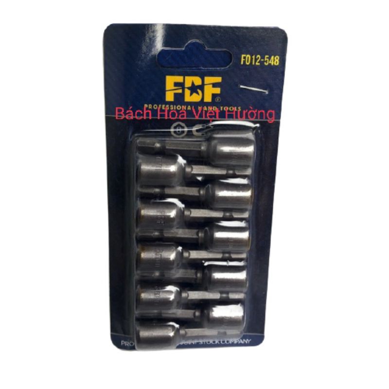 Đầu bắn vít tôn, đầu chụp 8mm FBF chính hãng siêu bền (sẵn hàng)