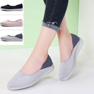 Giày lười đế phẳng mềm cho nữ phong cách thời trang 2020