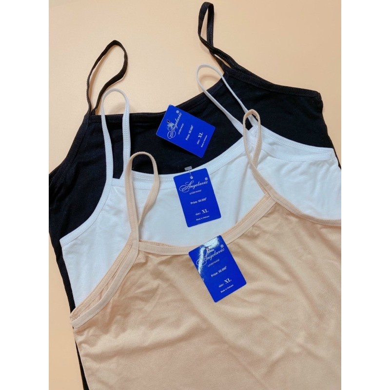 💟Áo Lót Nữ💟Cotton Dáng Dài-Áo Lá 2 Dây Mềm Mát Nhẹ Nhàng | BigBuy360 - bigbuy360.vn