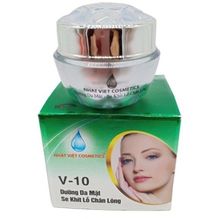 Kem v10 dưỡng trắng da mặt, se khít lỗ chân lông