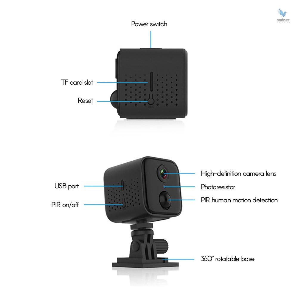 Camera an ninh không dây kết nối wifi thông minh độ phân giải cao 1080P thiết kế đế nam châm
 | BigBuy360 - bigbuy360.vn
