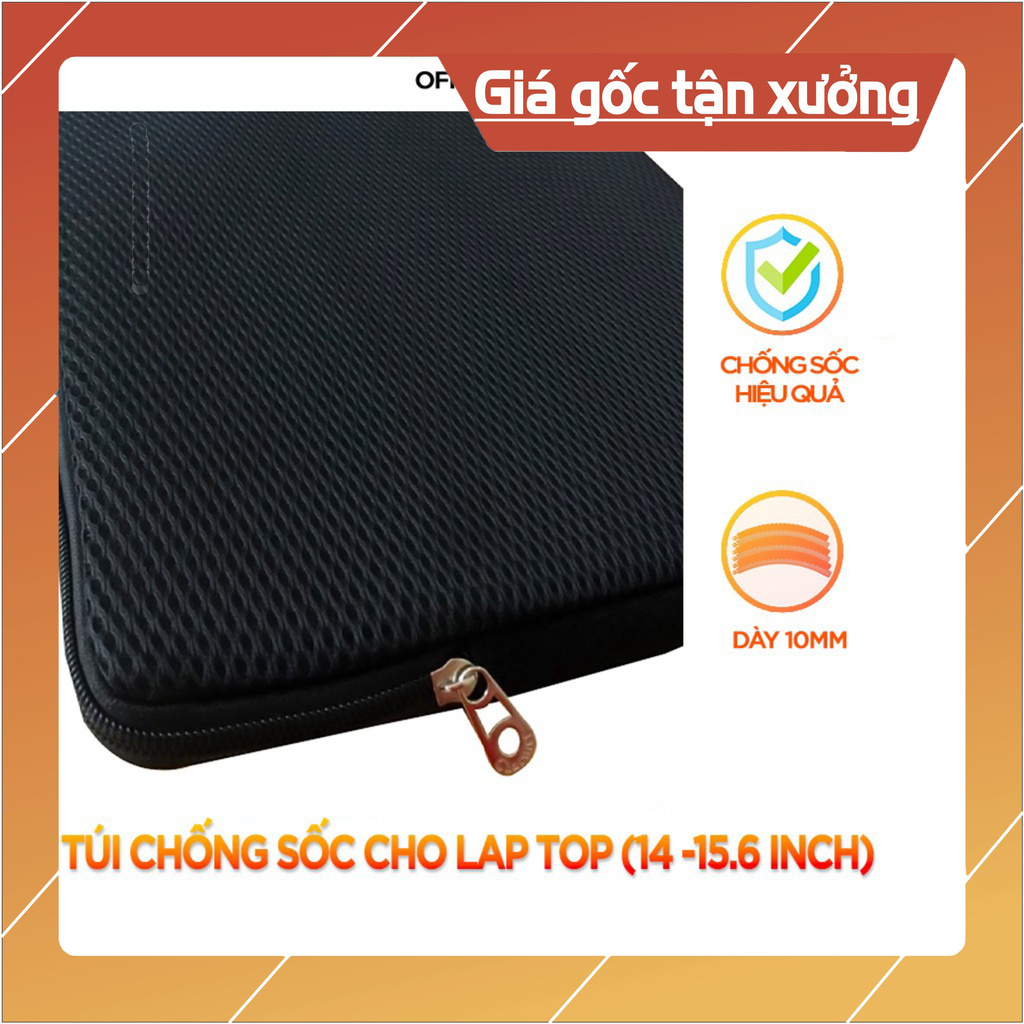 TÚI CHỐNG SỐC CHO LAP TOP (14 -15.6 inch) ARIGATO Bảo hành 12 tháng