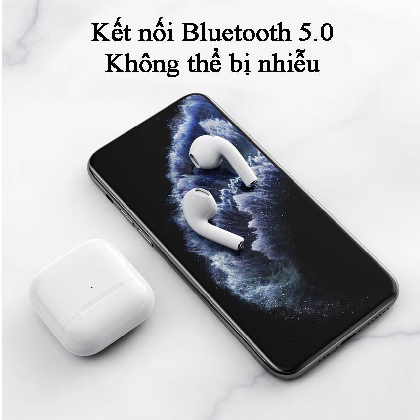 💥BẢO HÀNH 1 NĂM💥 Tai nghe bluetooth không dây mini Pro4 5.0, đổi tên, pop up, mẫu mới bass siêu trầm | BigBuy360 - bigbuy360.vn