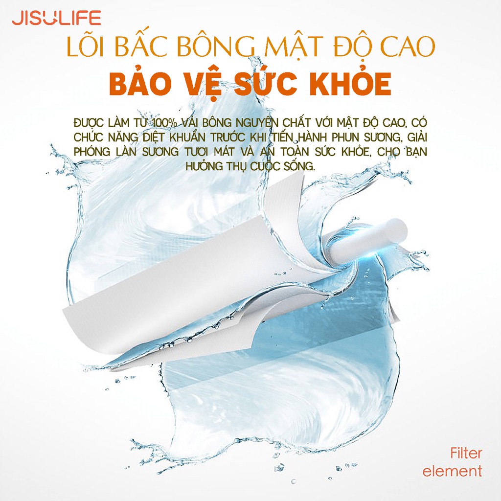 Phụ kiện lõi bông máy phun sương Jisulife PK01_Dành cho các dòng máy phun sương, máy tỏa hương Jisulife_Hàng chính hãng