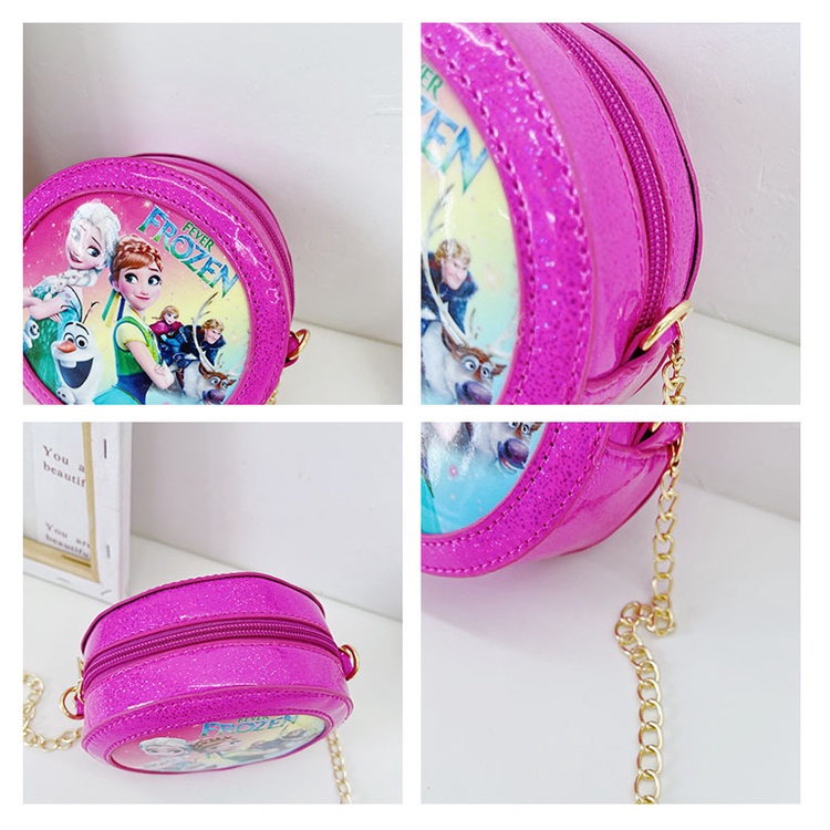Túi xách trẻ em, túi đeo chéo bé gái hình công chúa elisa