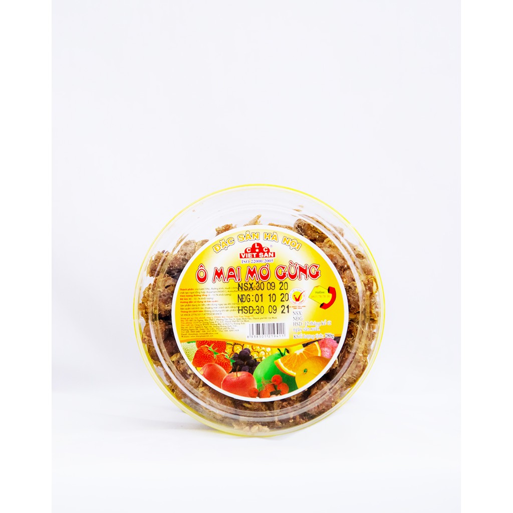 Ô Mai Mơ Gừng Việt San (Hộp 280gr)
