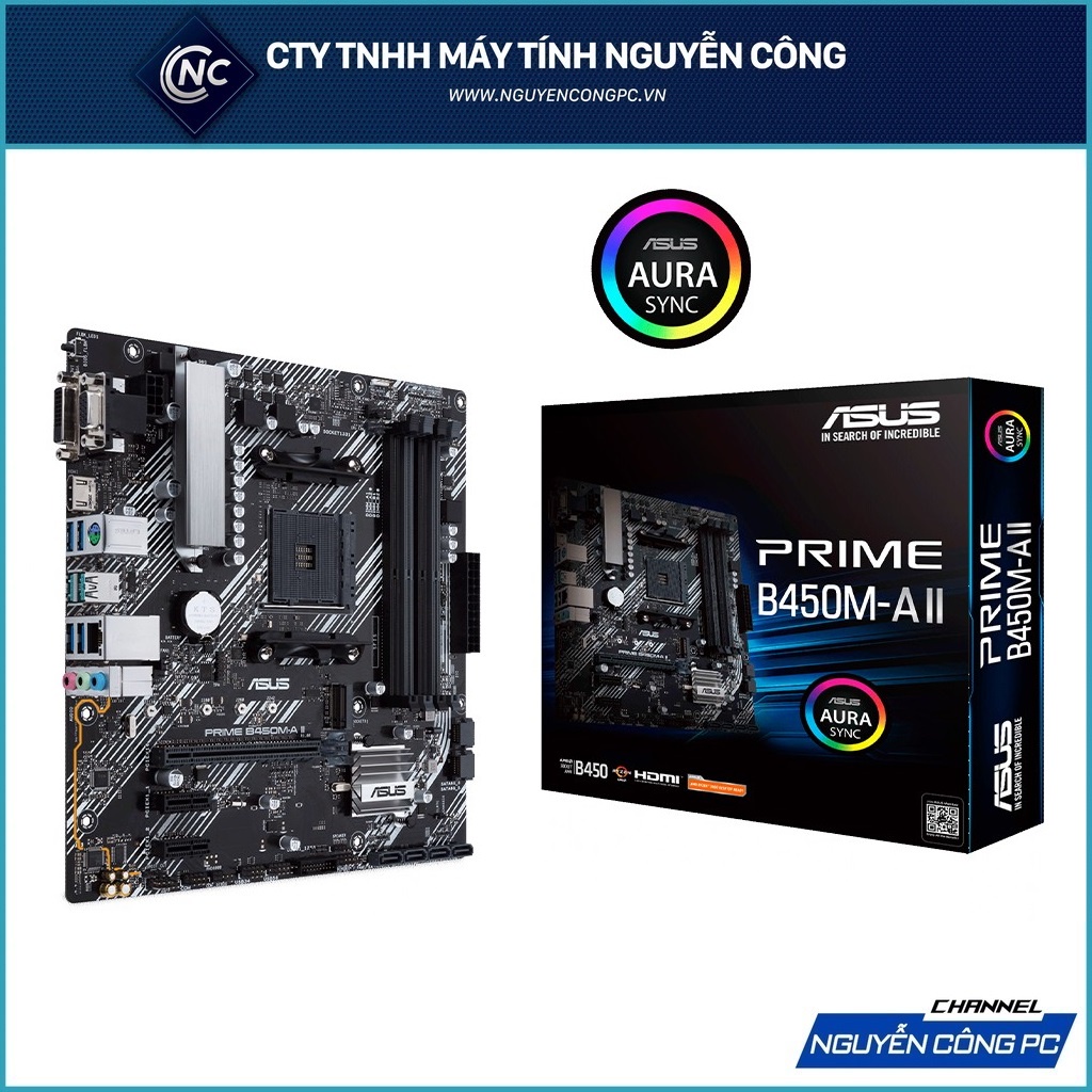 Bo Mạch Chủ Asus PRIME B450M A II