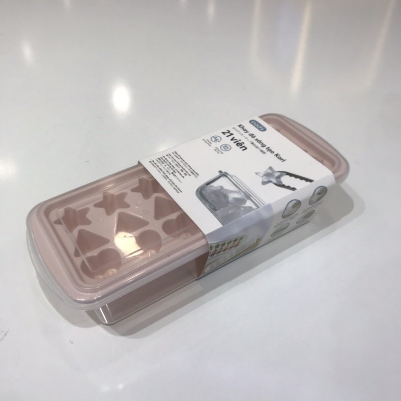 Khay Làm Đá Tủ Lạnh INOCHI Làm Đá Sáng Tạo Cho Bé Loại 21 Viên