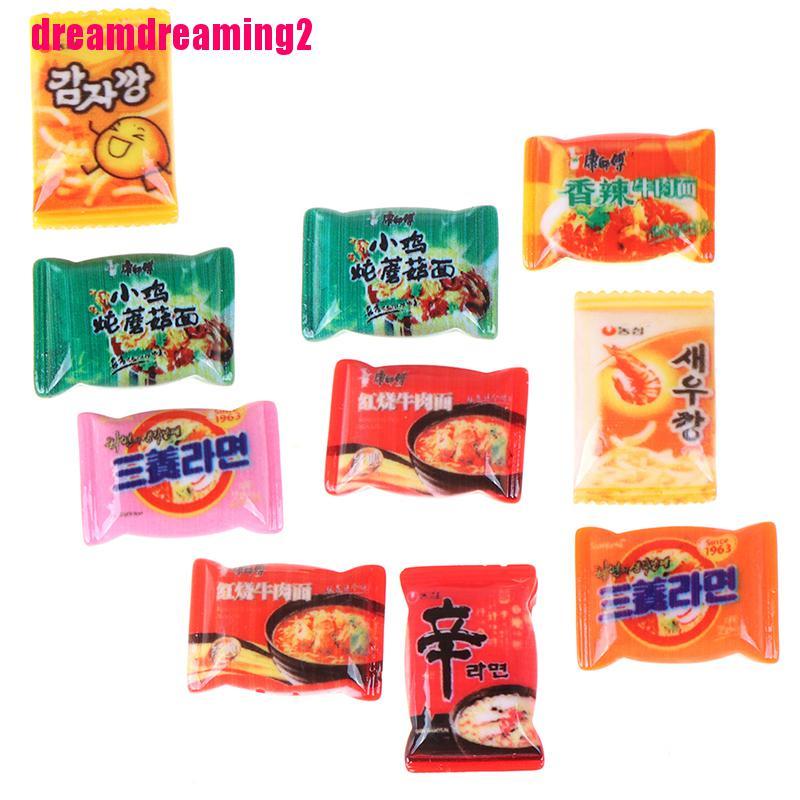 Set 10 Gói Mì Đồ Chơi Bằng Nhựa