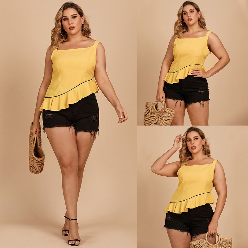 Áo Sơ Mi Không Tay Hở Lưng Màu Trơn Thời Trang Mùa Hè Cho Nữ