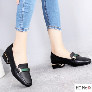 Giày moca nữ 💖 HT.NEO 💖 cao 3 phân da nguyên miếng siêu siêu mềm kết hợp đế cao su tự nhiên siêu dẻo cực êm chân (nu45)