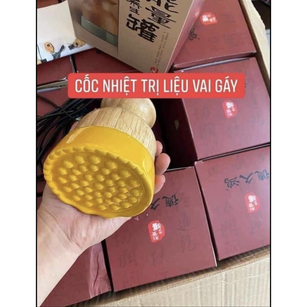 Cốc Nhiệt Trị Liệu, Cốc Đá Nóng Massage Body Đả Thông Kinh Lạc