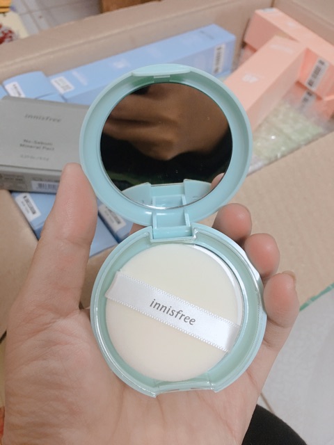 Phấn phủ kiềm dầu Innissfree dạng nén mẫu mới 2020 | BigBuy360 - bigbuy360.vn