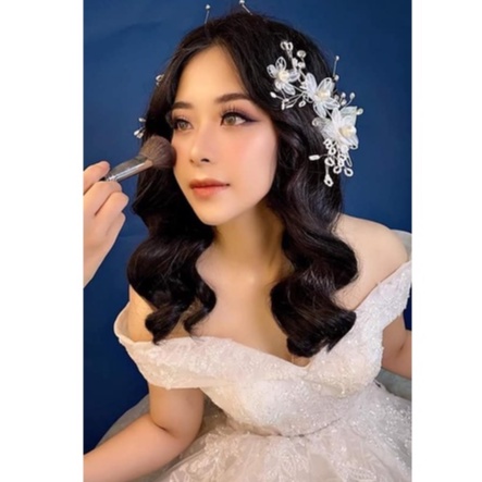 Cài hoa trắng siêu siêu xinh, Giá chỉ 90k