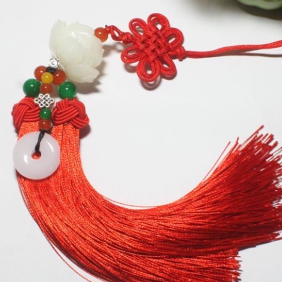 ⚡Video Thật⚡ Dây Treo Xe Ô Tô Hình Hoa Sen - Khánh Treo Xe Ô Tô Hình Hoa Sen