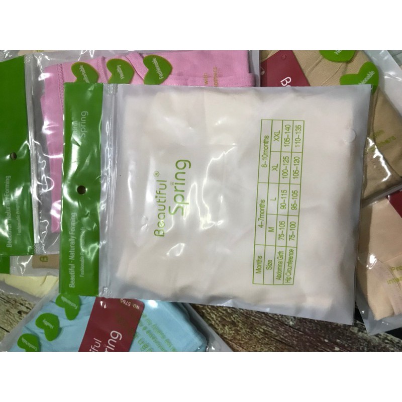 (Combo 2 chiếc) Quần lót bầu cạp chéo Spring quần chíp bầu chất cotton thấm hút mồ hôi Beautiful Spring