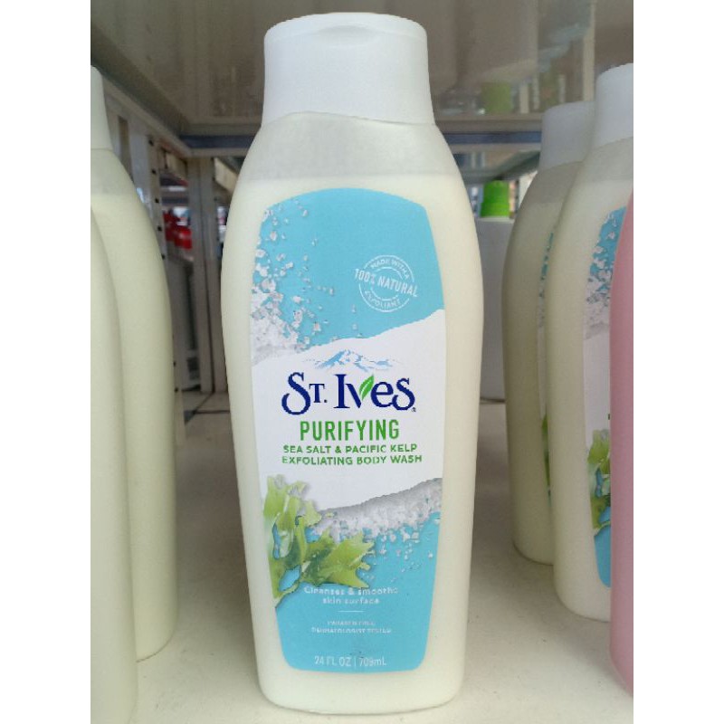 Sữa tắm ST.IVES tinh chất muối biển/cam chanh/yến mạch & bơ hạt mỡ 709ml