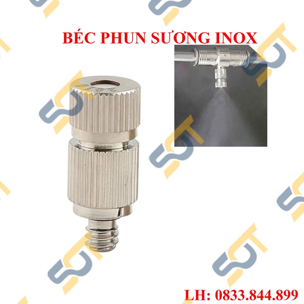 [BÉC PHUN SƯƠNG] Đầu béc phun sương inox số 1, 2, 3 chân ren M5