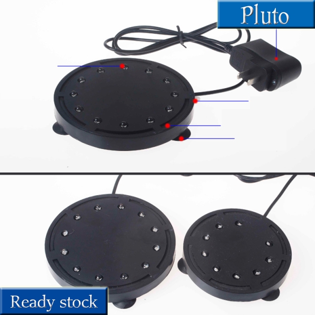 Đèn sủi bong bóng 12 bóng led hình tròn cho hồ cá kiểng