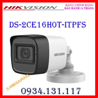 Camera HD-TVI hồng ngoại 5.0 Megapixel HIKVISION DS-2CE16H0T-ITPFS