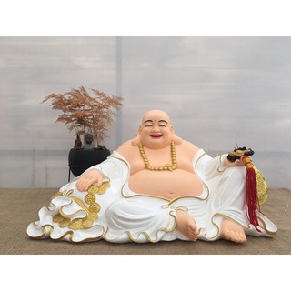Tượng Di lạc tam tài cao 30cm ngang 55cm