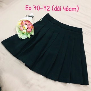 Chân váy nữ đen xoè, công sở, ren, gấm