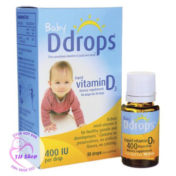 Vitamin D3 Drops Mỹ Dạng Giọt 90 Giọt, Baby Ddrops thumbnail