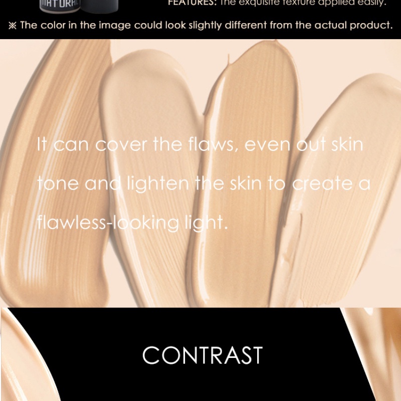 Kem nền ARTMISS chống nước mỏng nhẹ, lâu trôi cho lớp makeup hoàn hảo 30ml