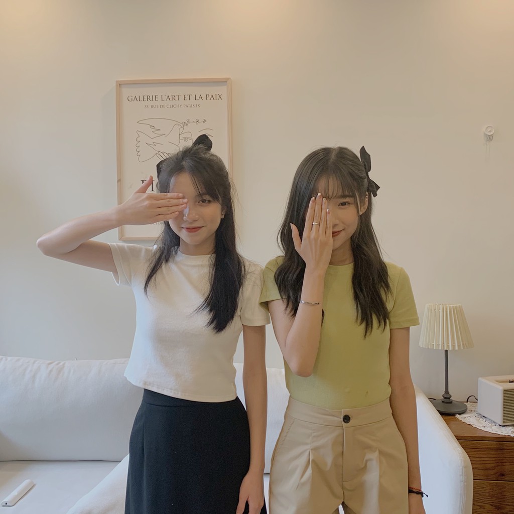 [Mã WASKT304 giảm 15% tối đa 30K đơn 99K] áo thun tăm ngắn tay AP480 1994closet | BigBuy360 - bigbuy360.vn