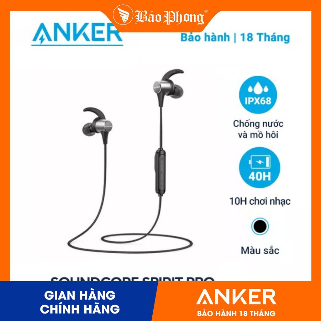 Tai Nghe Bluetooth Anker A3402 Soundcore Spirit Pro- Bh 18 tháng