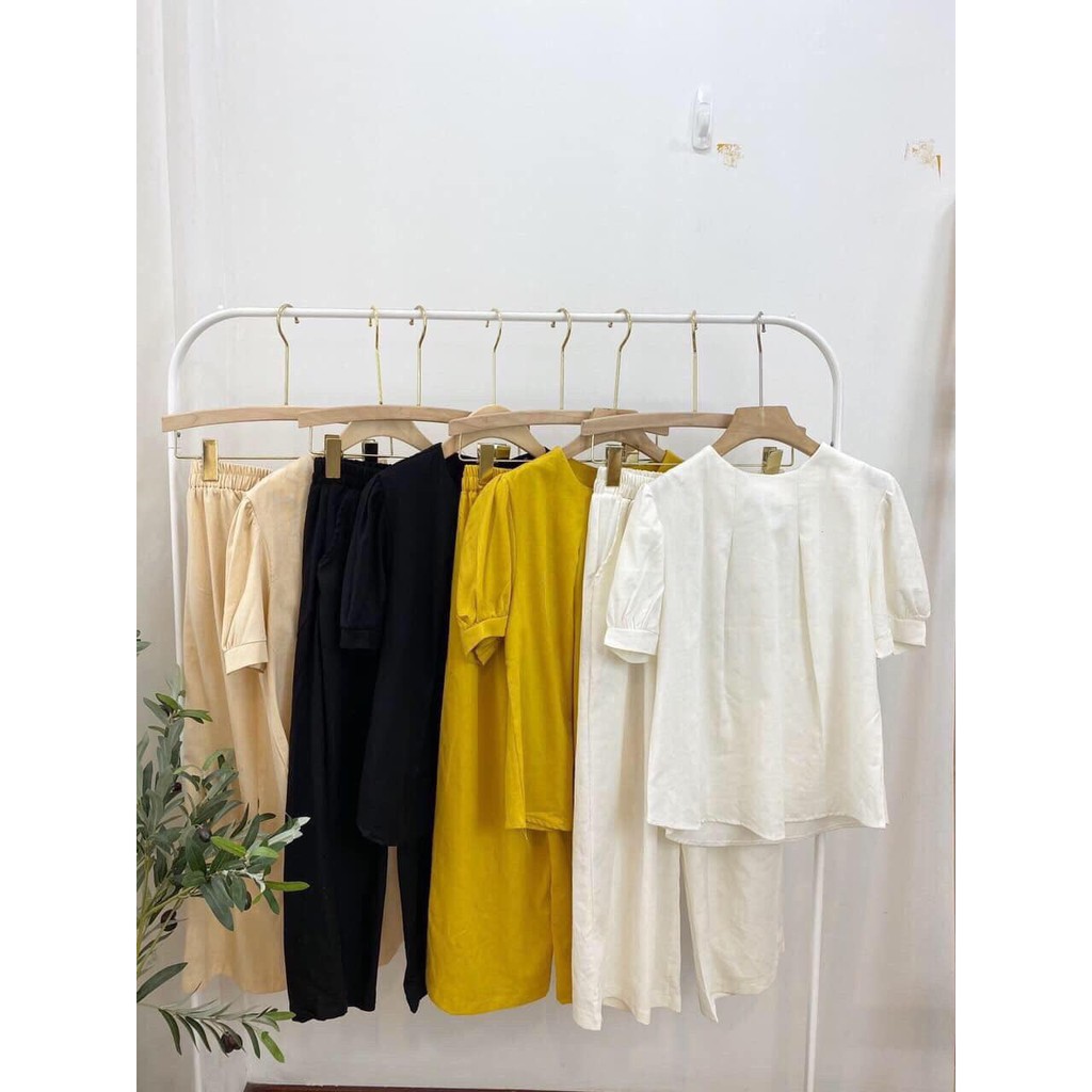 Bộ đũi tay bồng nhẹ nhàng xinh iu hàng L1 chất đẹp bán shop
