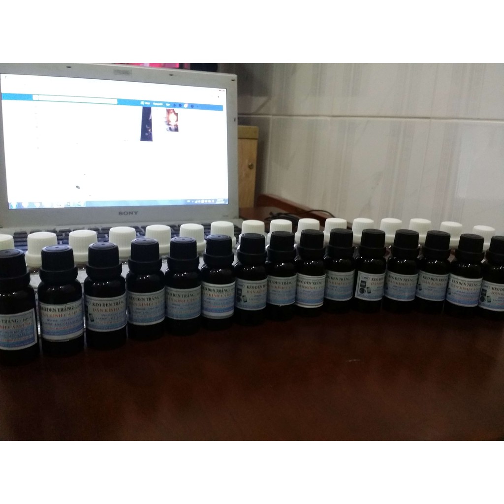 Keo đen nhỏ. Dán màng loa nhện loa côn loa