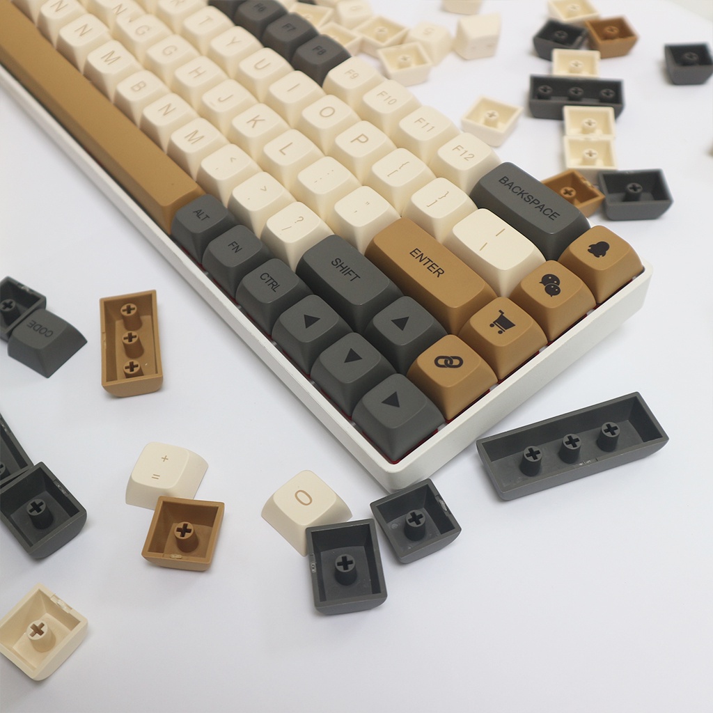 Keycap Shimmer Nhựa PBT Cao Cấp, Profile XDA, In DyeSub 125 Phím