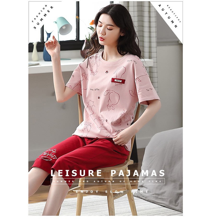 Đồ bộ, đồ mặc nhà nữ chất thun cotton 100% cực dễ thương-MH5067 | BigBuy360 - bigbuy360.vn