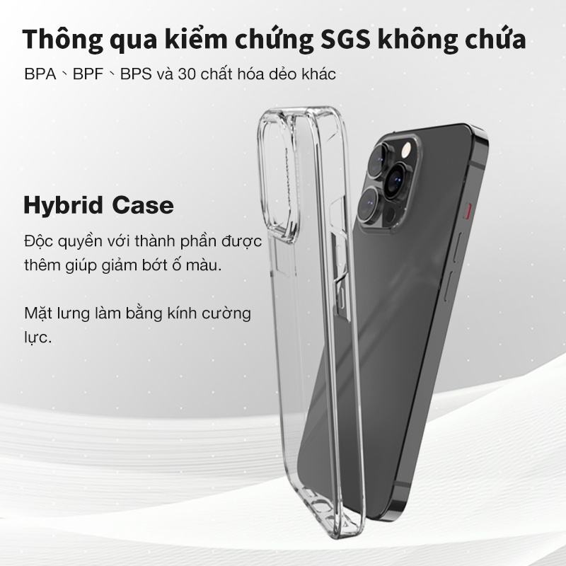 Ốp điện thoại Devilcase Phiên Bản CRYSTAL dành cho iPhone Cao cấp chính hãng